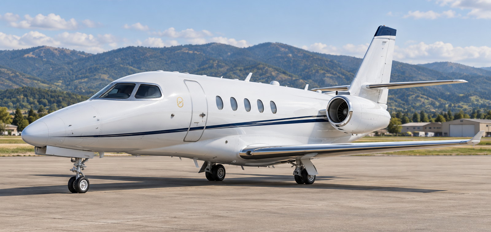 Cessna Citation Latitude on an apron