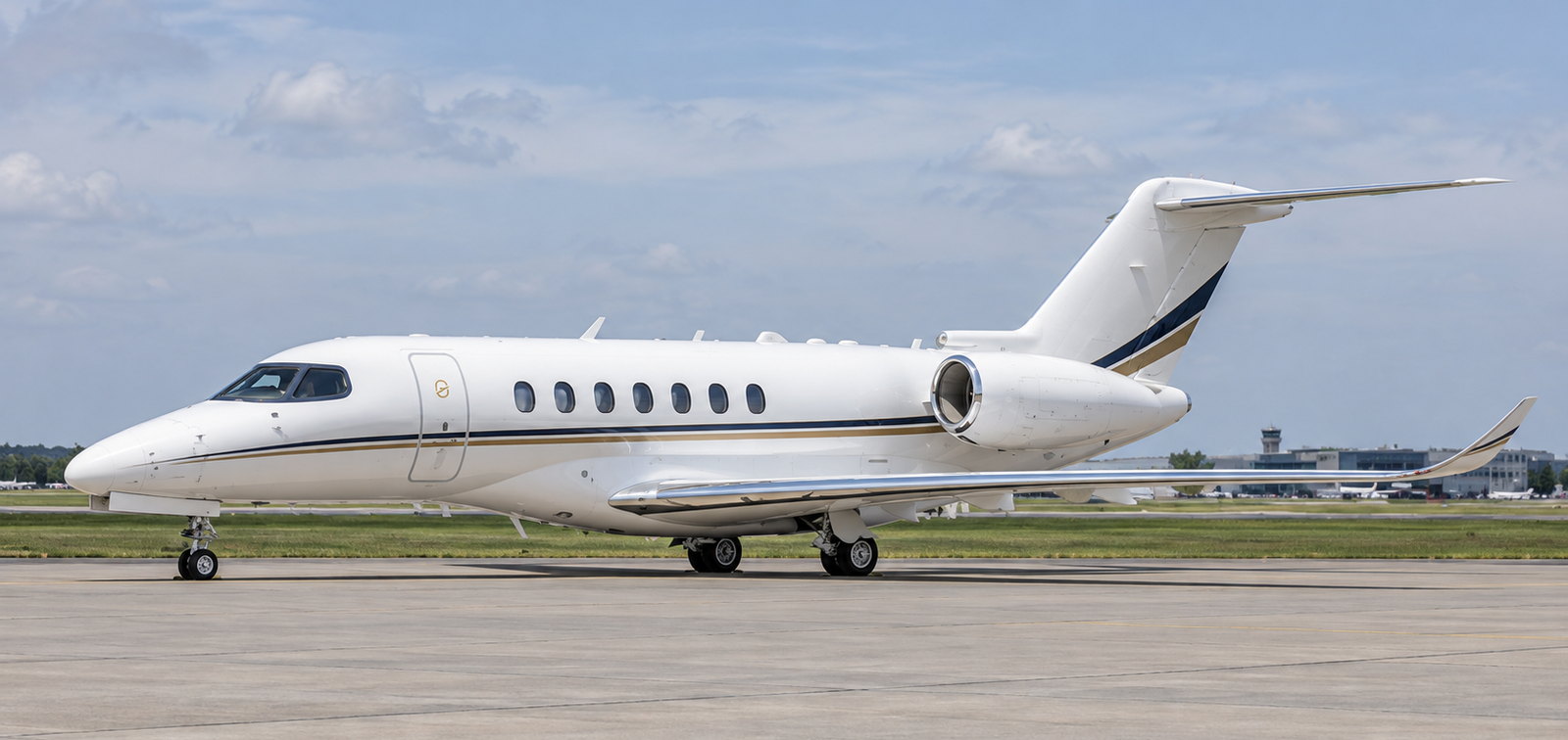 Cessna Citation Longitude on an apron