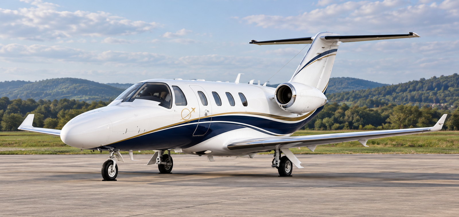Cessna Citation M2 on an apron