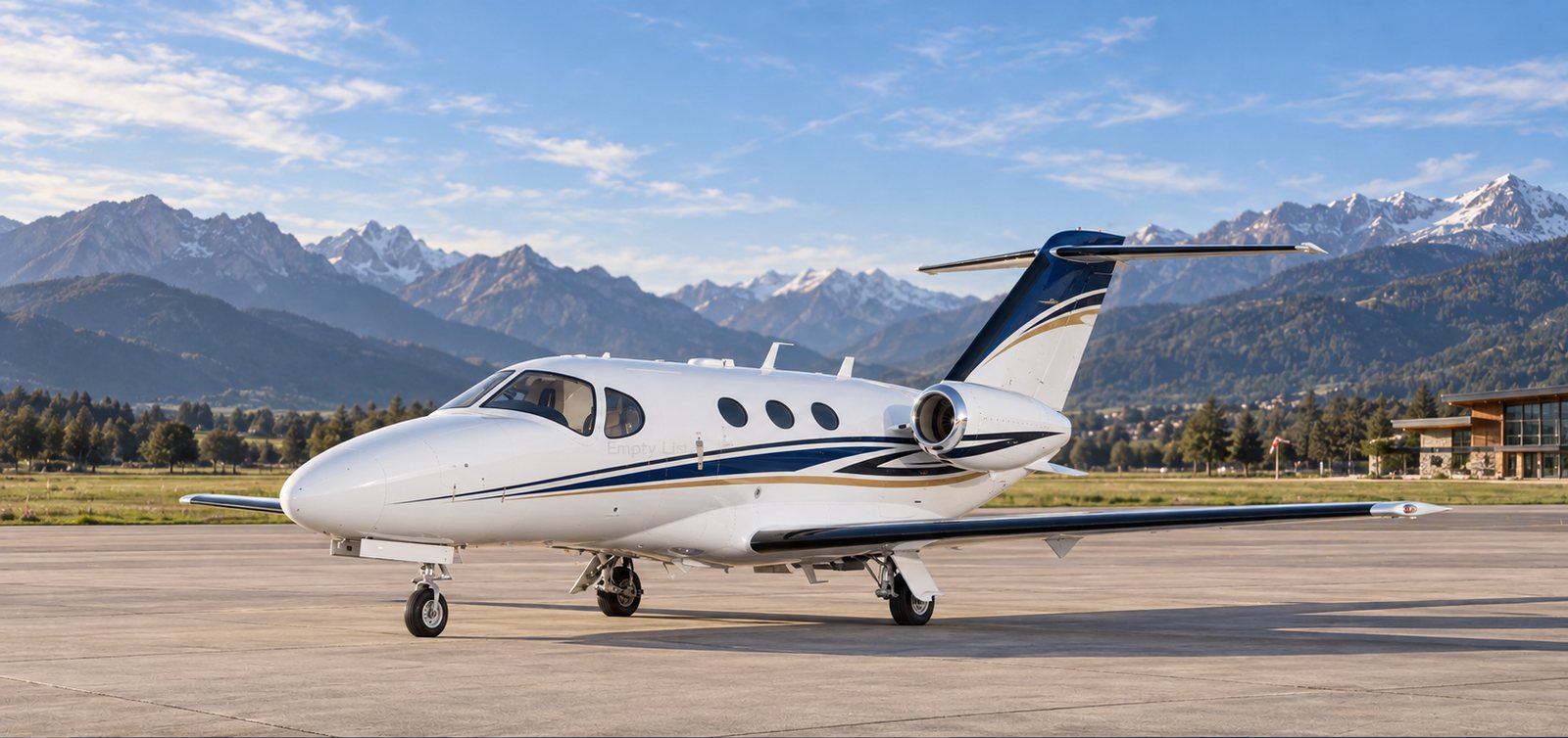 Cessna Citation Mustang on an apron