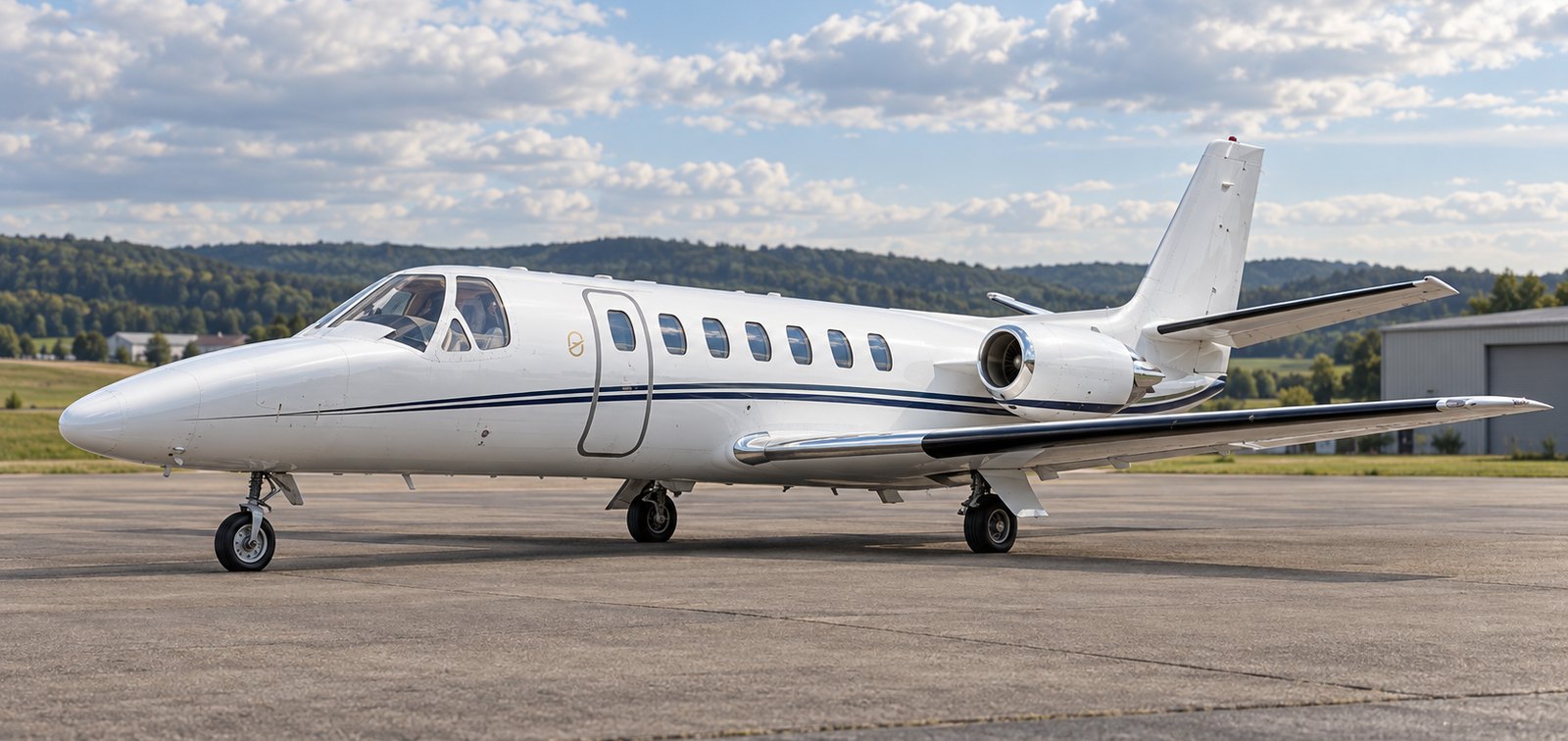 Cessna Citation Ultra on an apron