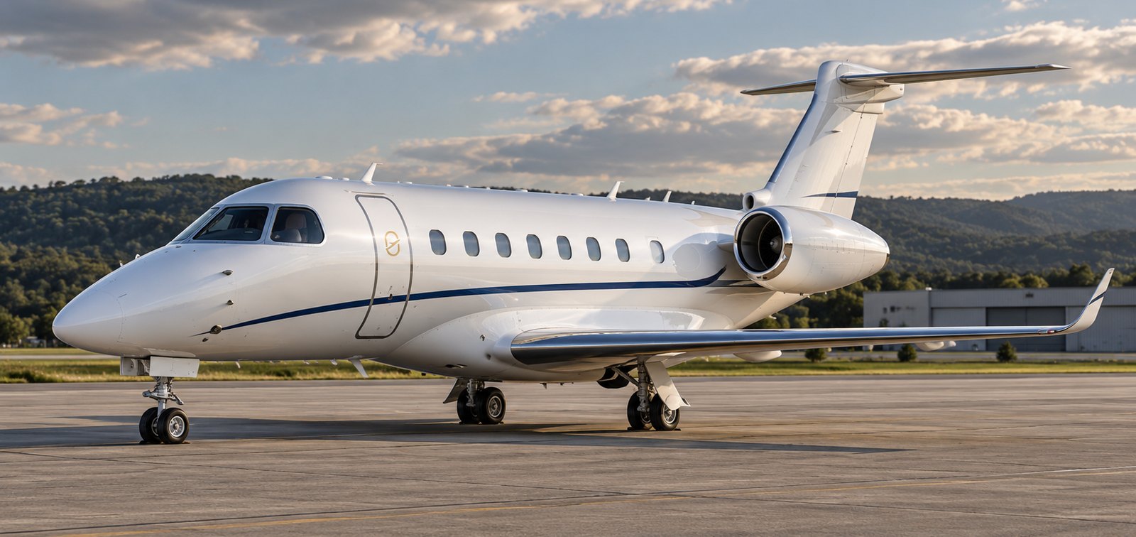 Embraer Legacy 500 (EMB-550) on an apron