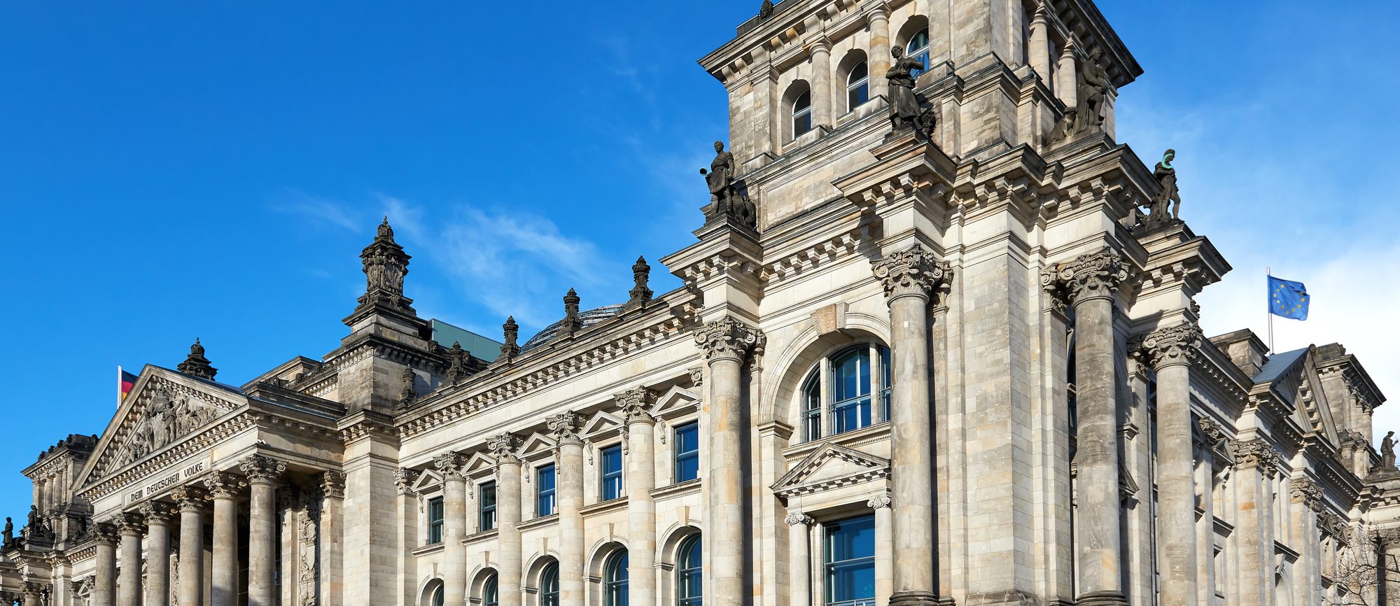 The Reichstag building in Berlin